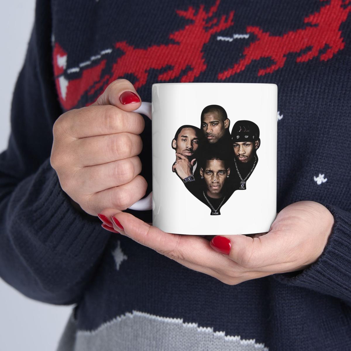 Kobe Iverson T Mac Carter Basketball Legends Art Shirt Mug