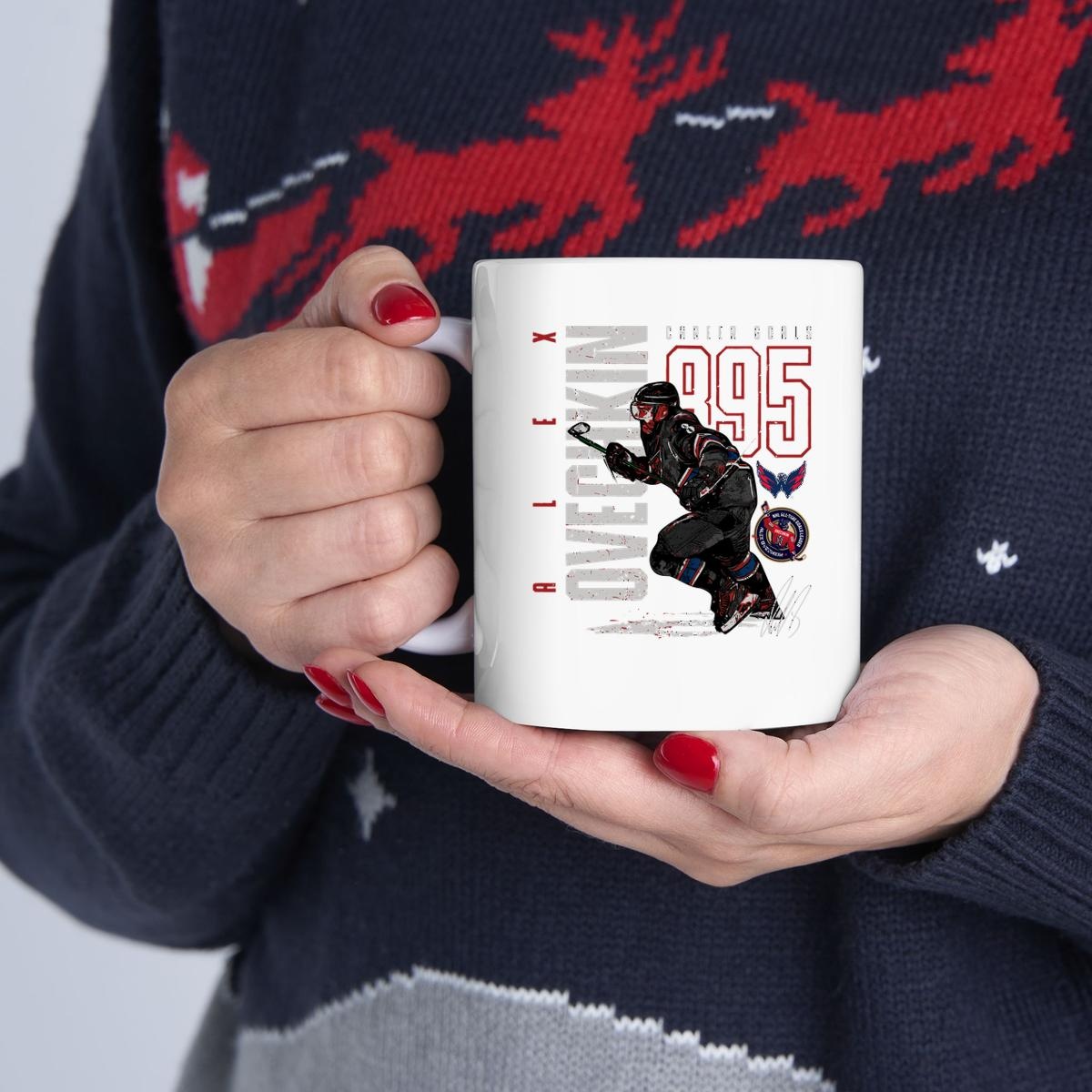 Alex Ovechkin 895 Career Goals Throwback Signature Mug