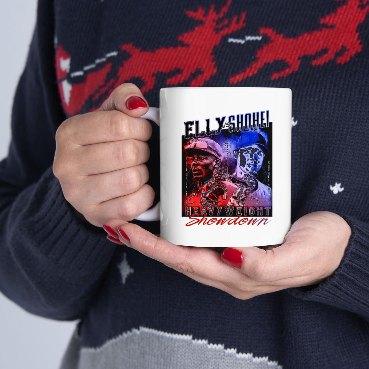 Elly De La Cruz Vs Shohei Ohtani Heavyweight Showdown Signatures Mug