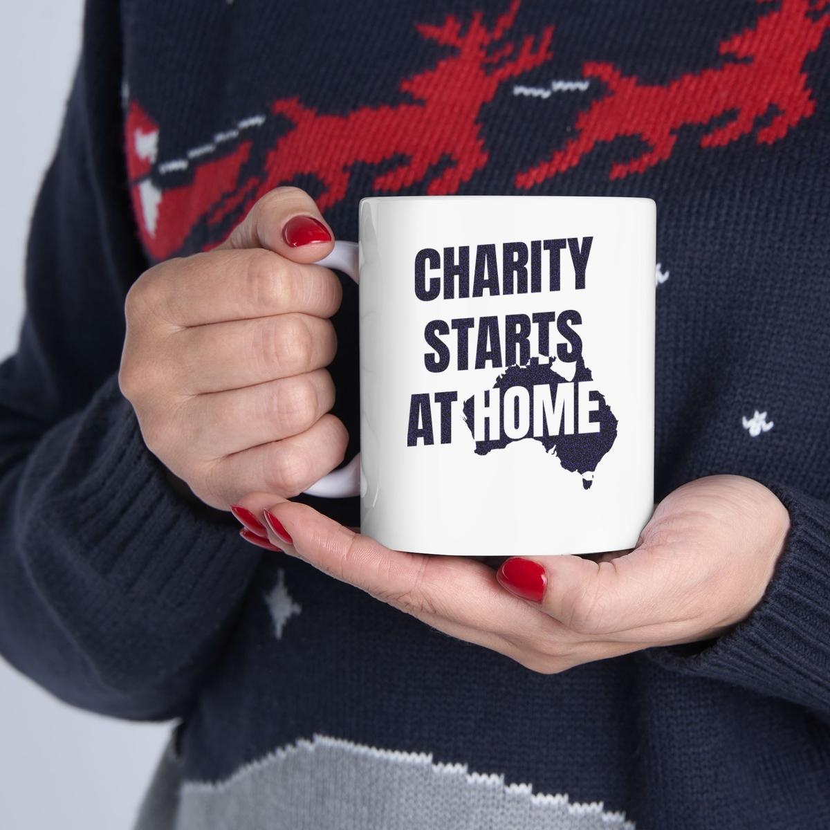 Charity Starts At Home Aussies Before Refugee Mug