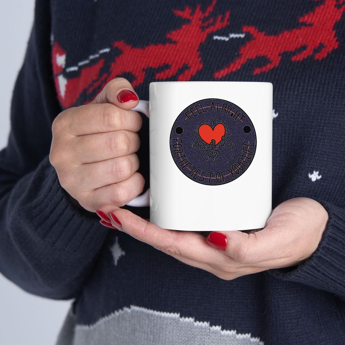Falsettoland Keith Haring Feel Alright For The Rest Of Yourlife Mug