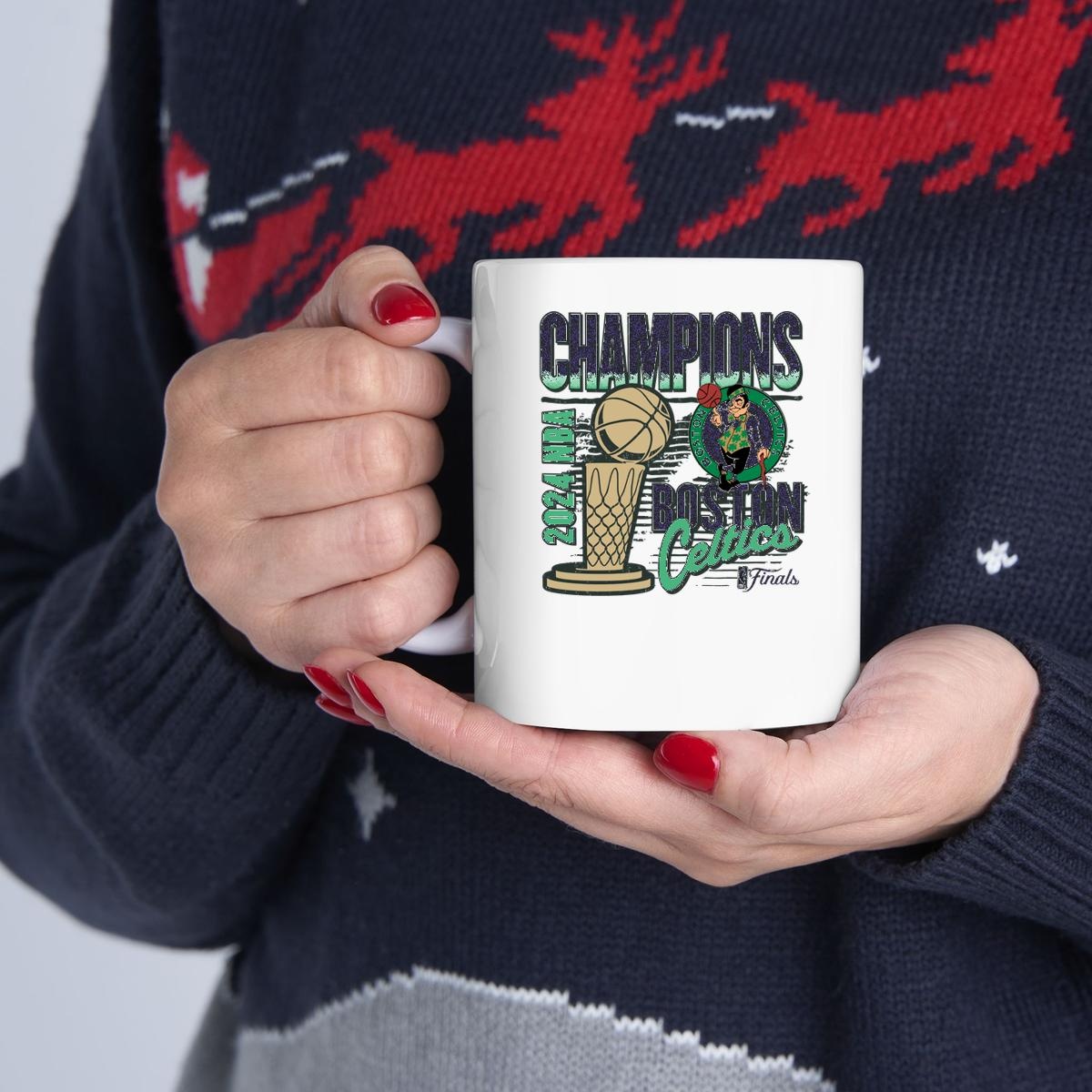 Nba Champions 2024 Boston Celtics Trophy Vintage Mug