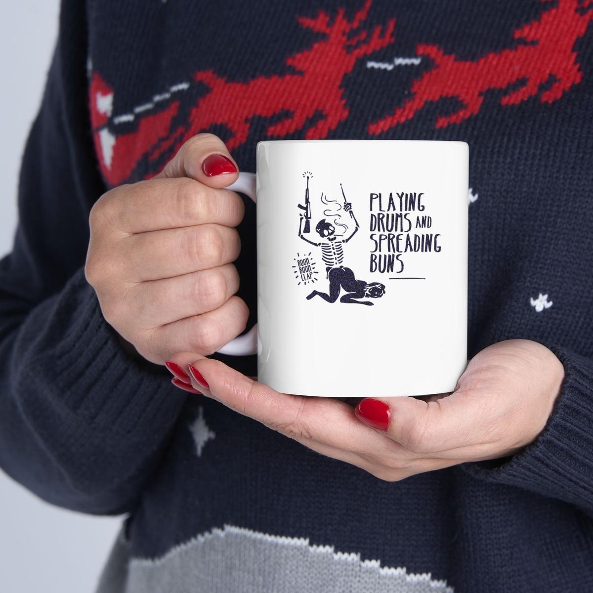 Official Playing Drums And Spreading Buns Mug