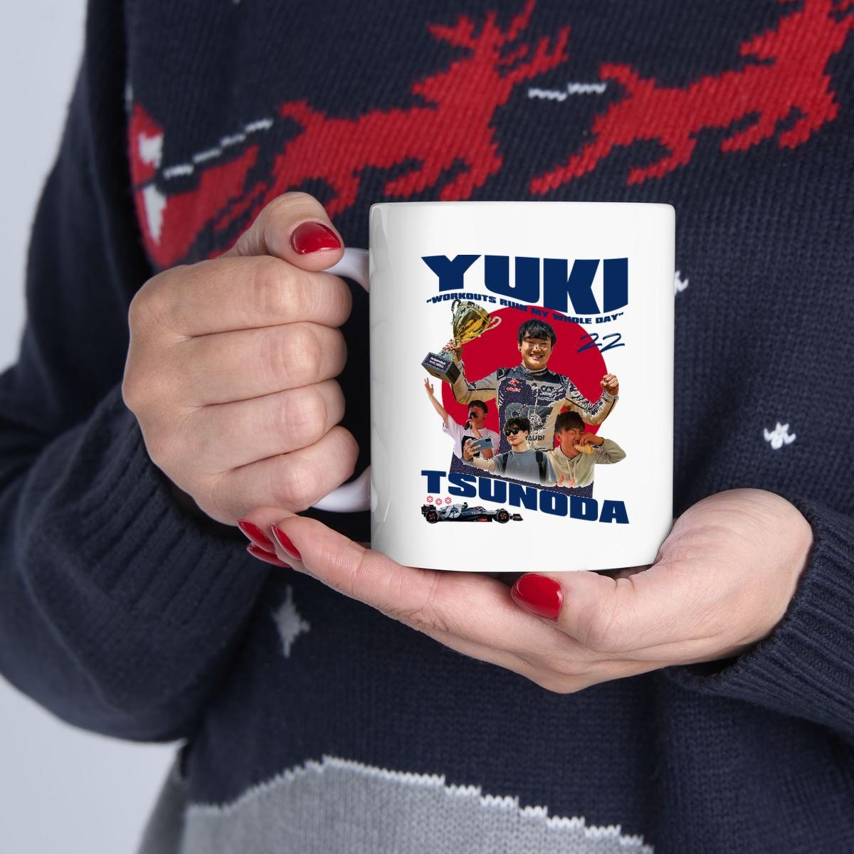 Nicole Piastri Wear Yuki Tsunoda Signature Mug