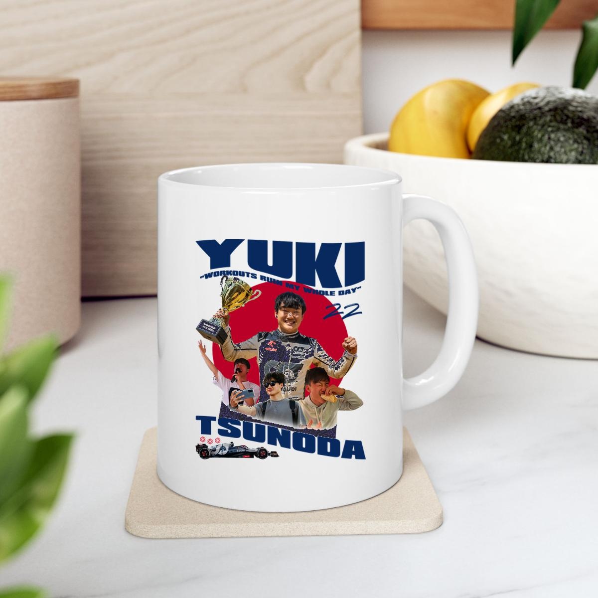 Nicole Piastri Wear Yuki Tsunoda Signature Mug 2