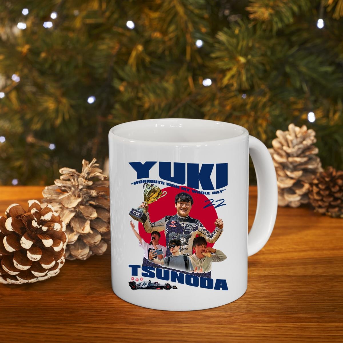Nicole Piastri Wear Yuki Tsunoda Signature Mug 4
