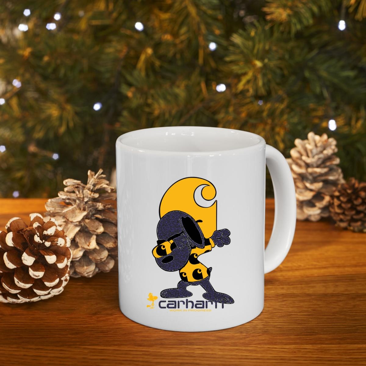 Snoopy Dabbing Carhartt Work In Progress Mug 4