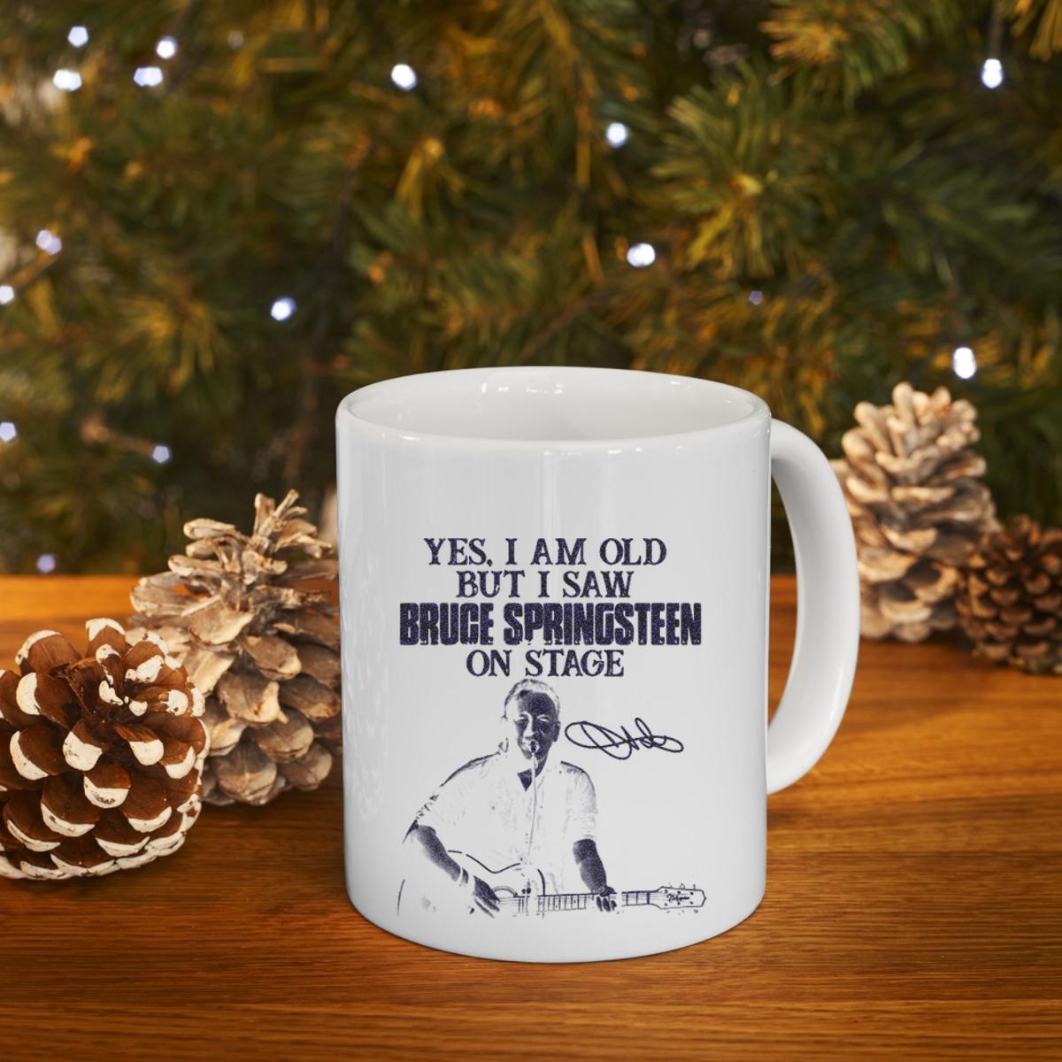 Yes I Am Old But I Saw Bruce Springsteen On Stage Signature Mug 4