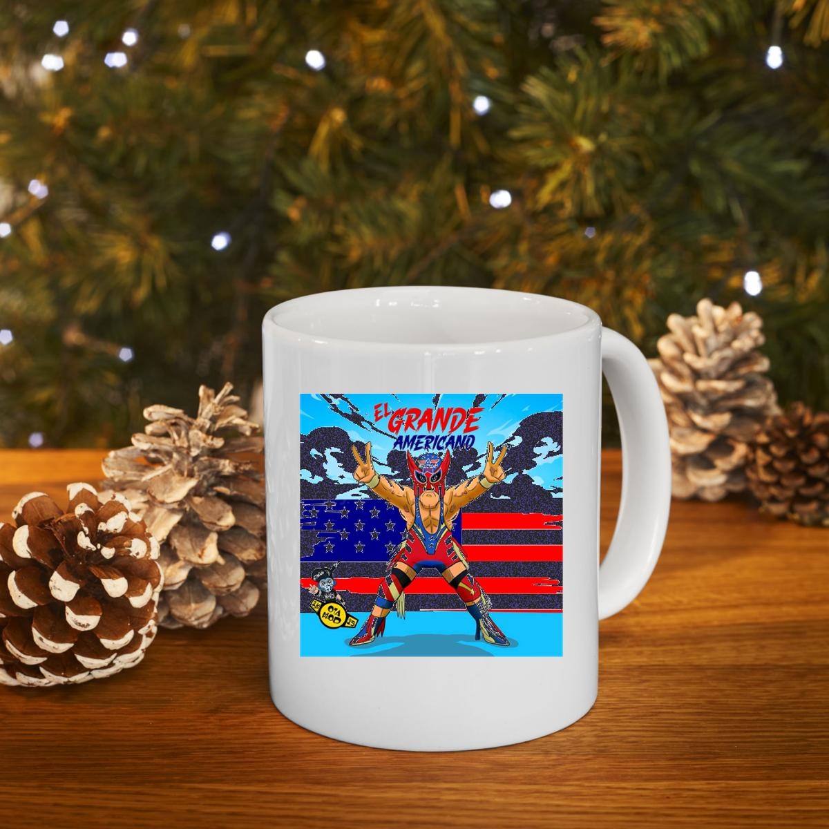 El Grande Americano Cartoon Mug 4