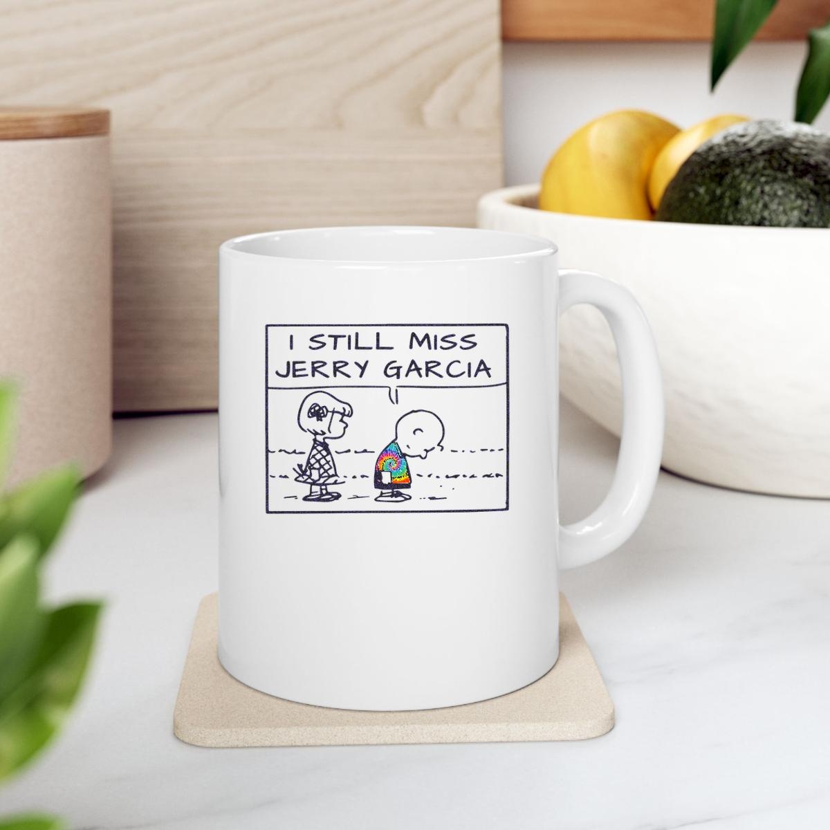Snoppy I Still Miss Jerry Garcia Tie Dye Mug 2