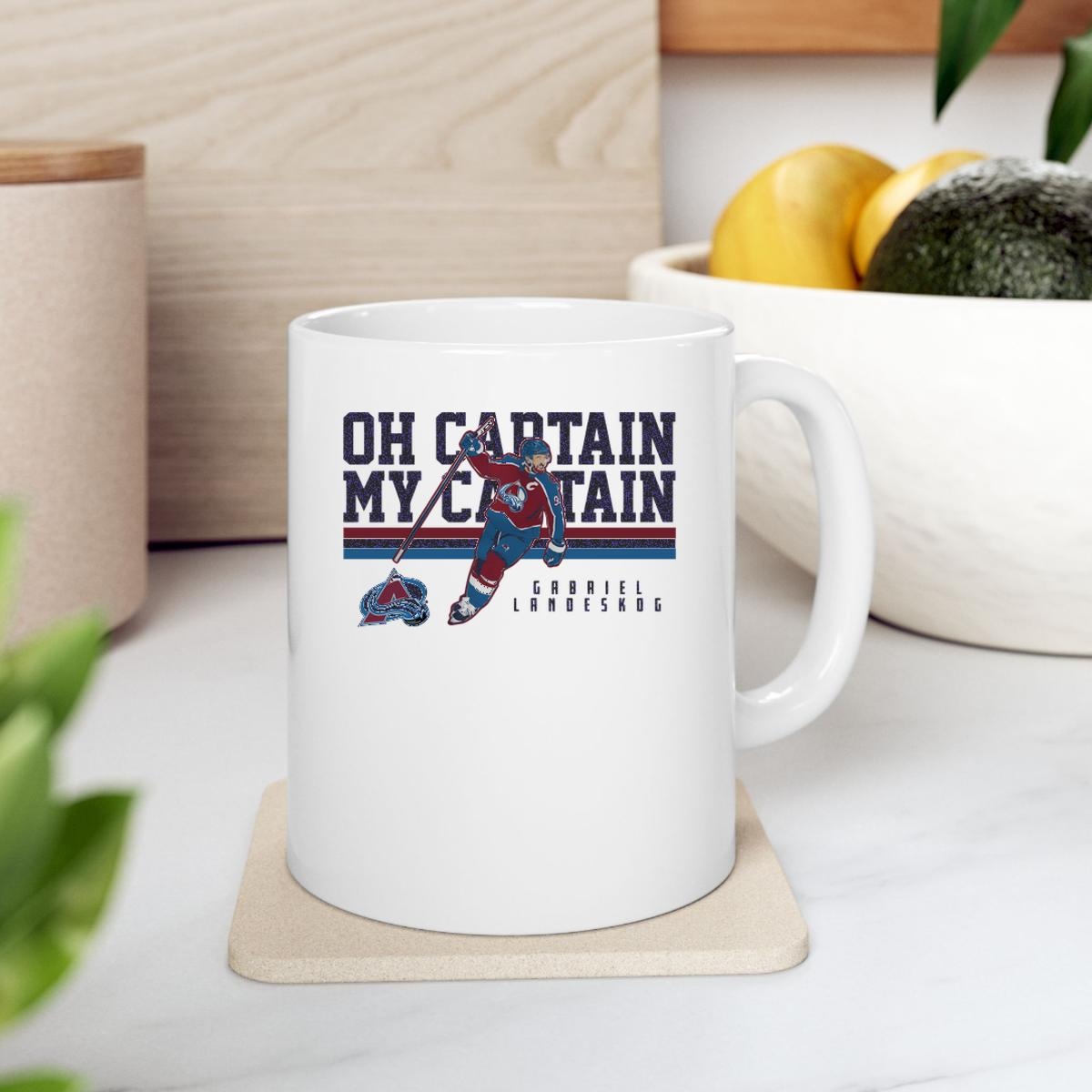 Colorado Avalanche Oh Captain My Captain Mug 2