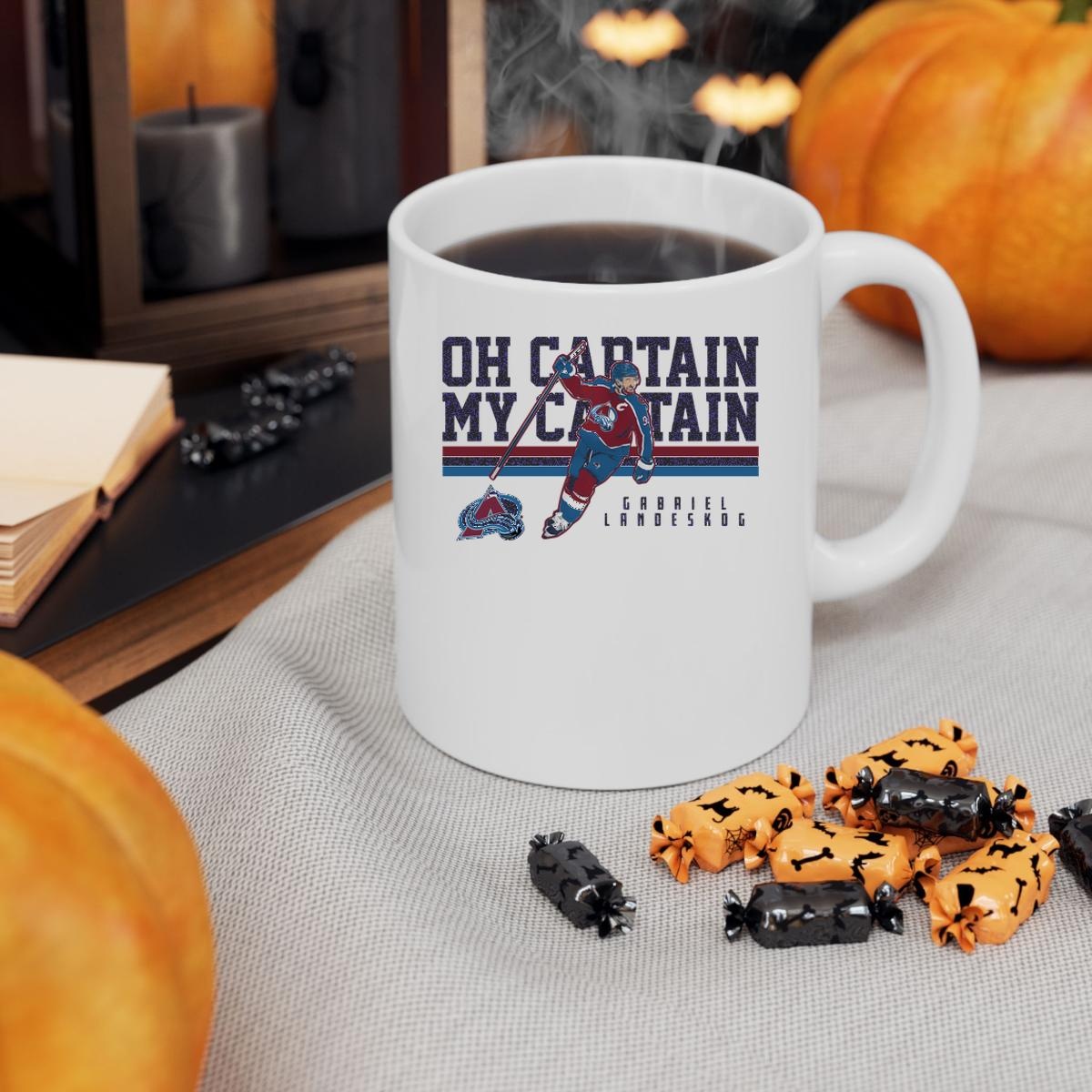 Colorado Avalanche Oh Captain My Captain Mug 3