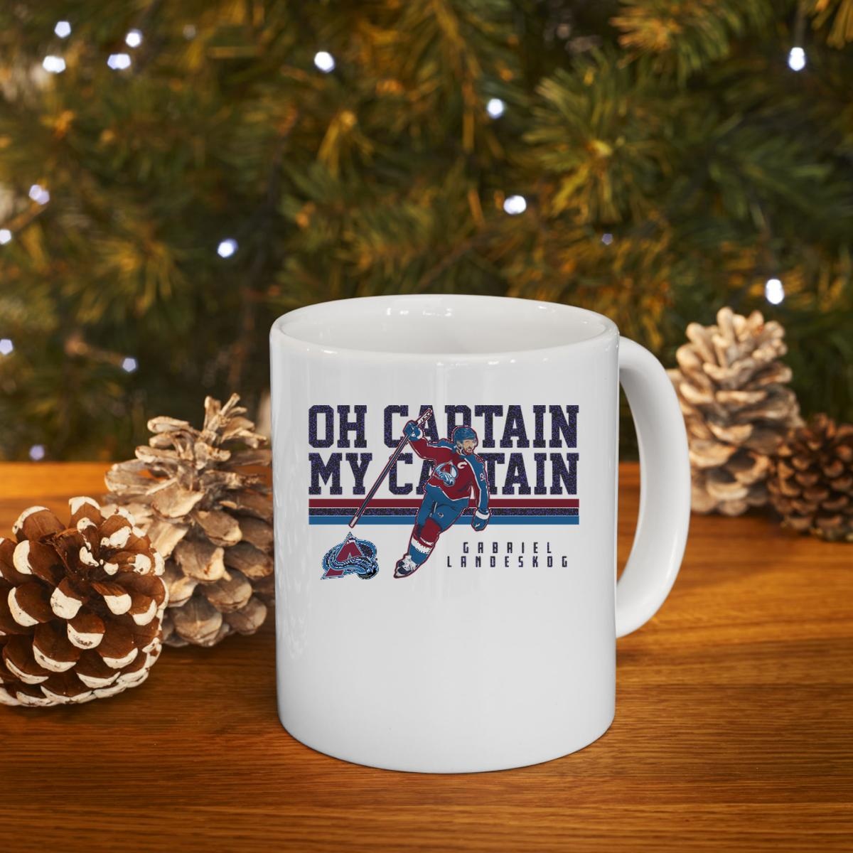 Colorado Avalanche Oh Captain My Captain Mug 4