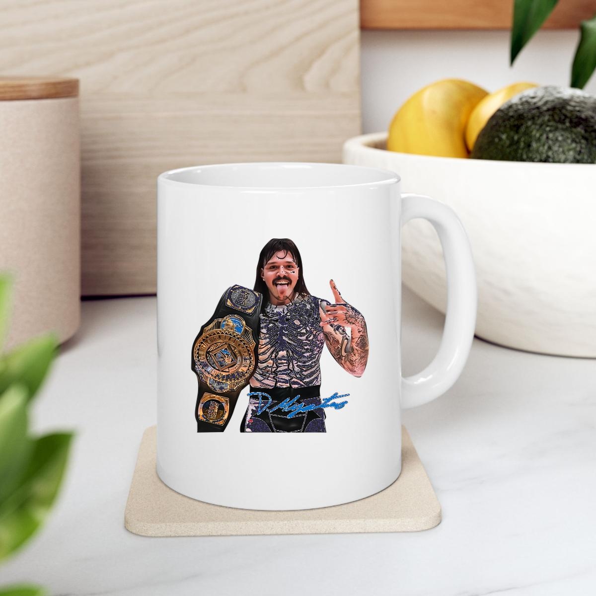 Dominik Mysterio Wwe Wwe Intercontinental Championship Signature Mug 2