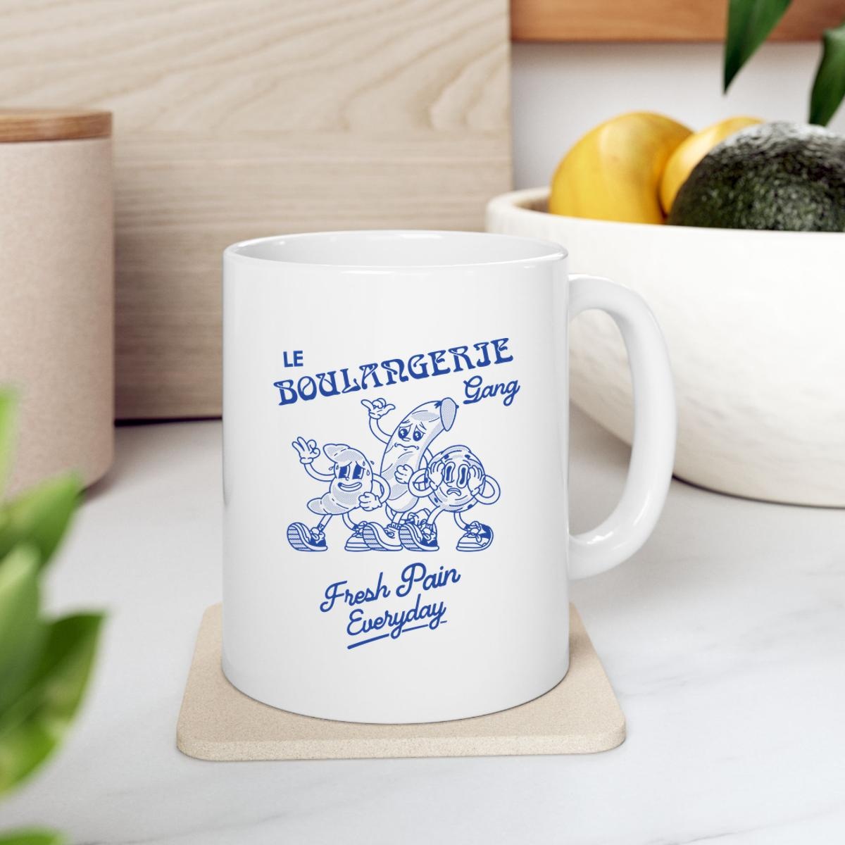 Le Boulangerie Gang Fresh Pain Everyday Art Mug 2