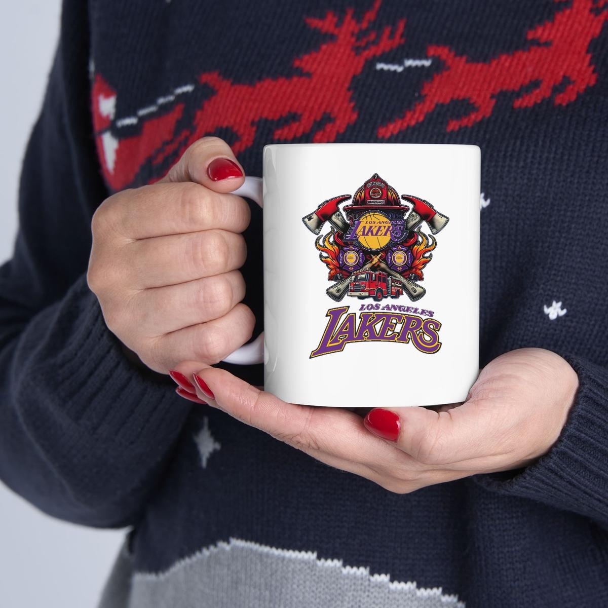 Los Angeles Lakers Firefighter Dept Mug 1