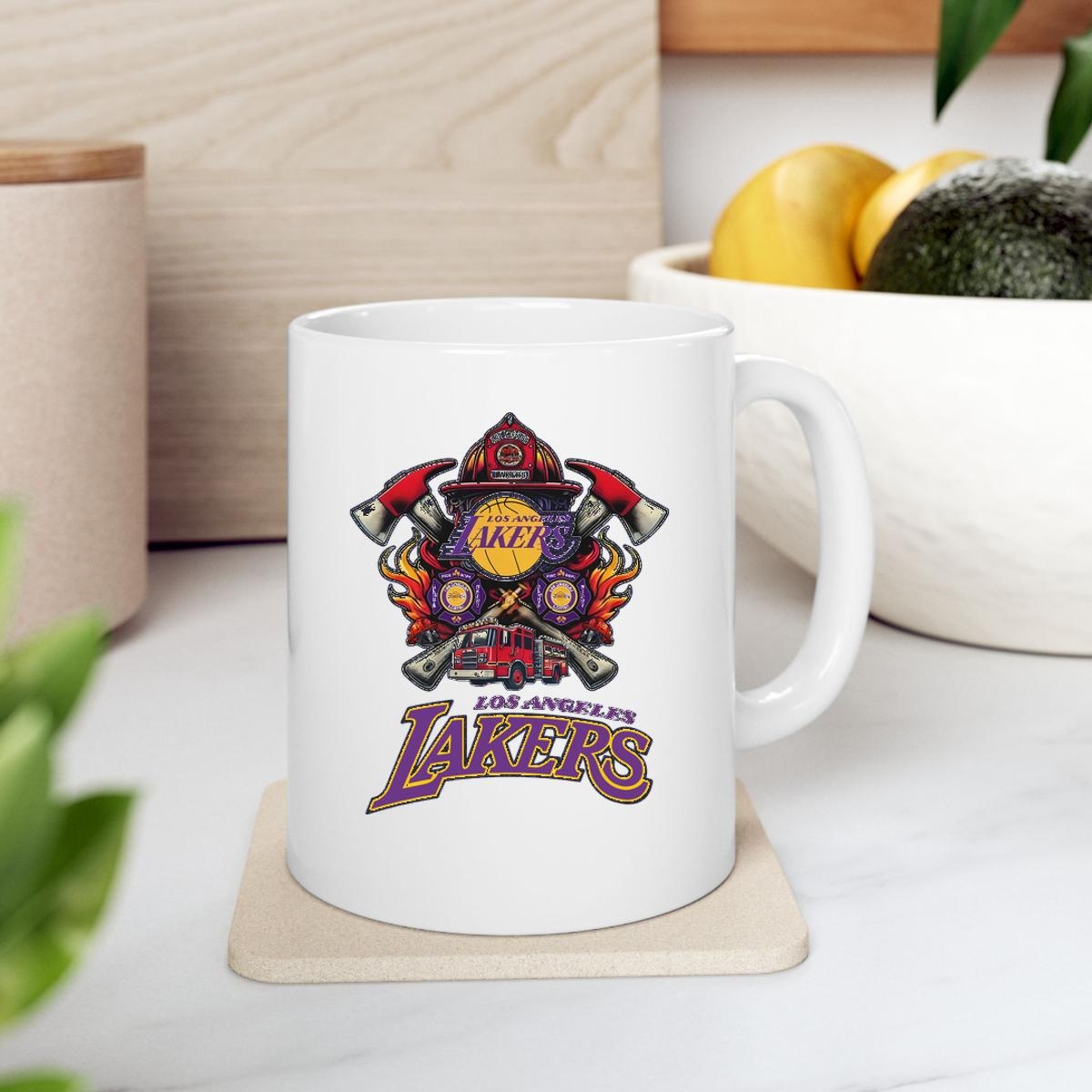 Los Angeles Lakers Firefighter Dept Mug 2