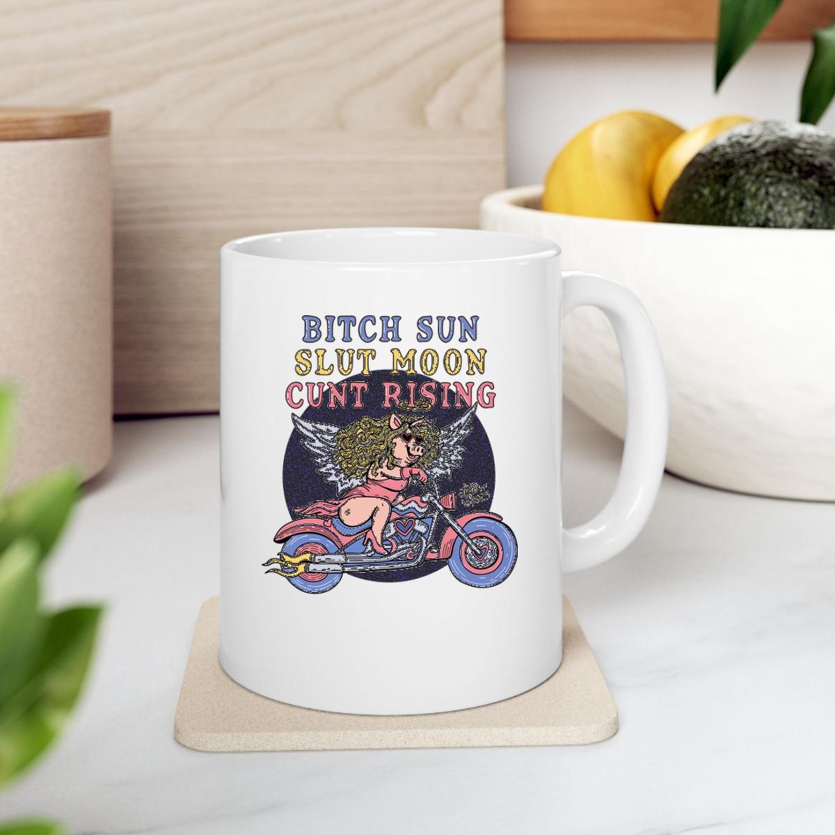 Miss Piggy Bitch Sun Slut Moon Cunt Rising Mug 2