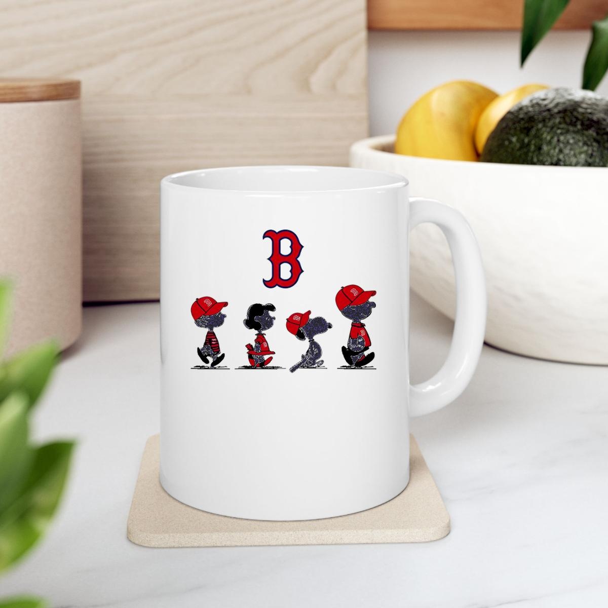 Peanuts Characters Boston Red Sox Mug 2