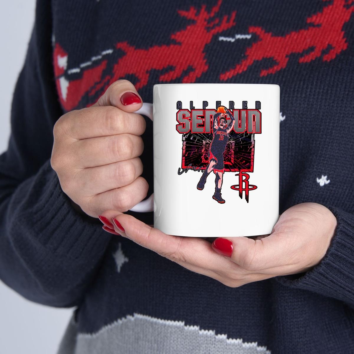 Alperen Sengun Houston Rockets Shattered Signature Mug