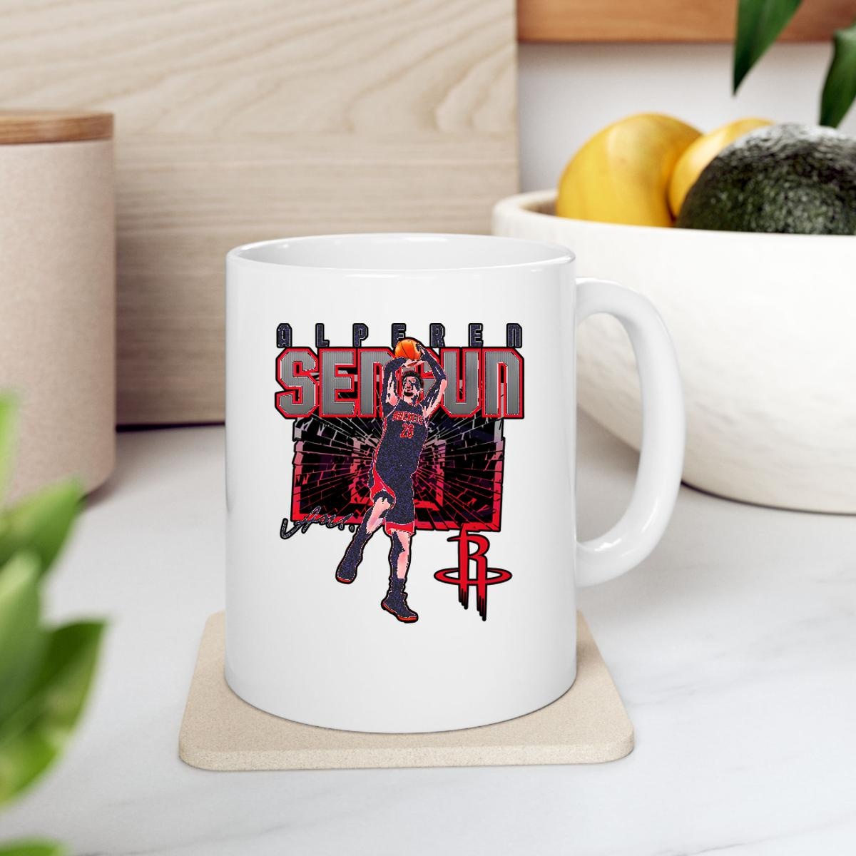 Alperen Sengun Houston Rockets Shattered Signature Mug 2