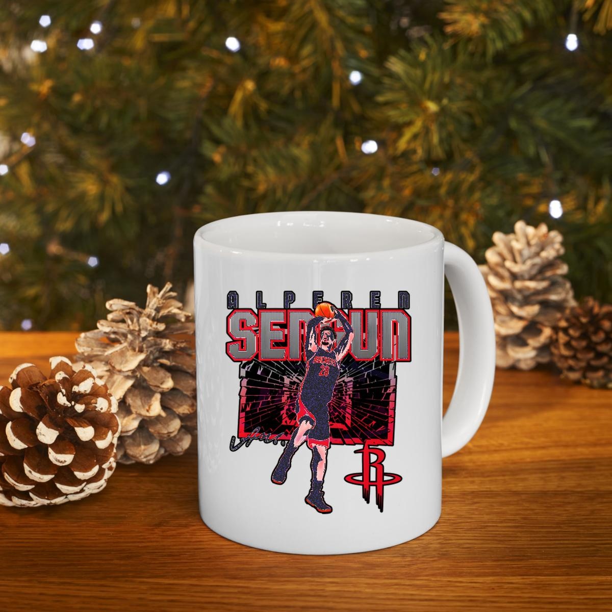 Alperen Sengun Houston Rockets Shattered Signature Mug 4