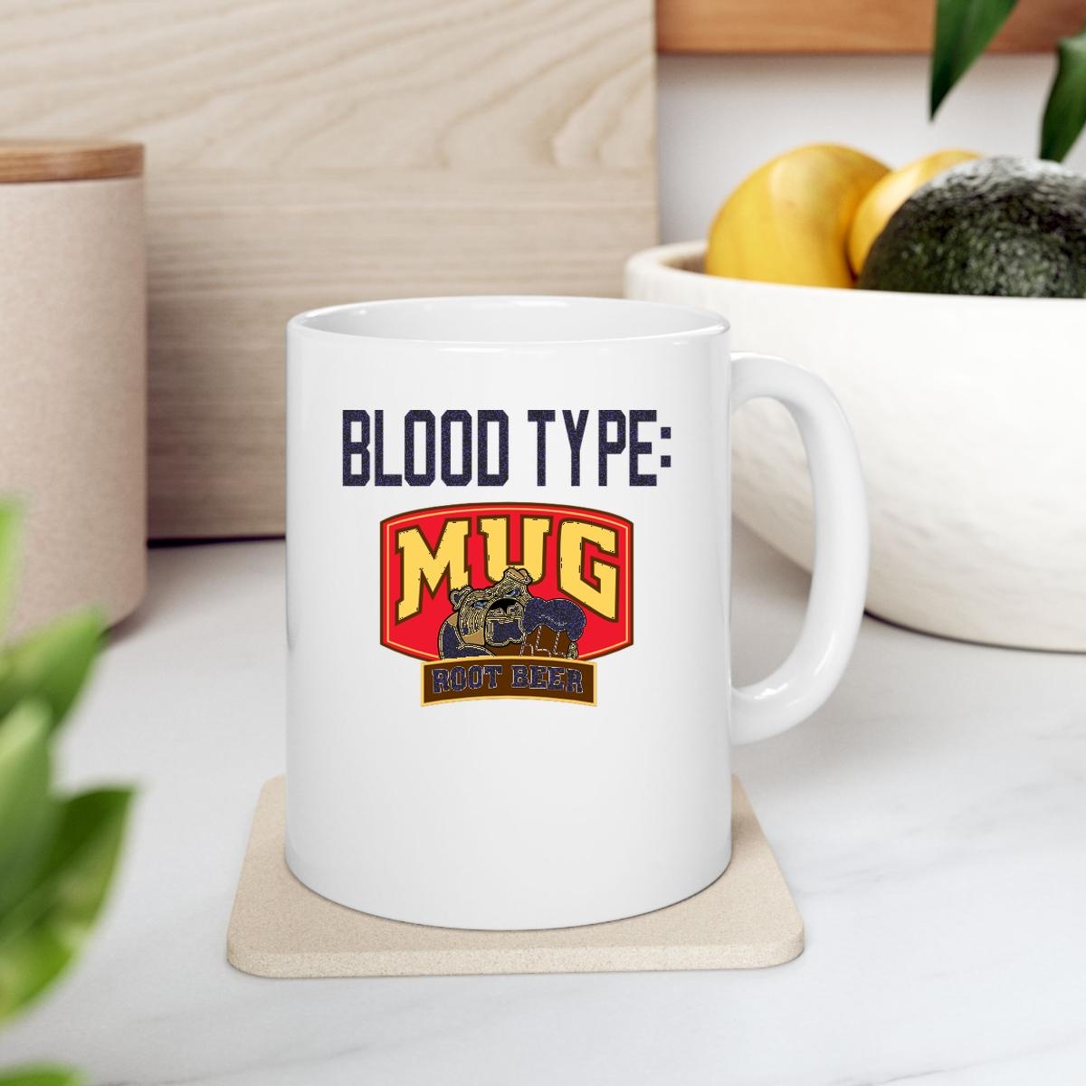 Blood Type Mug Root Beer Mug 2