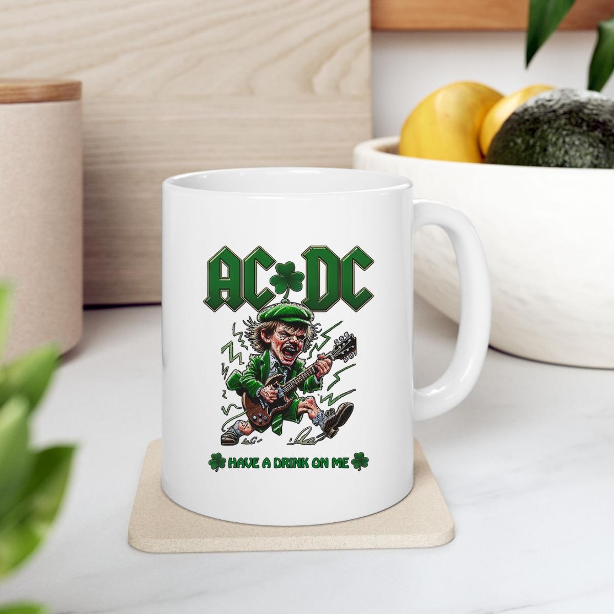 Acdc Have A Drink On Me St. Patricks Day Mug 2