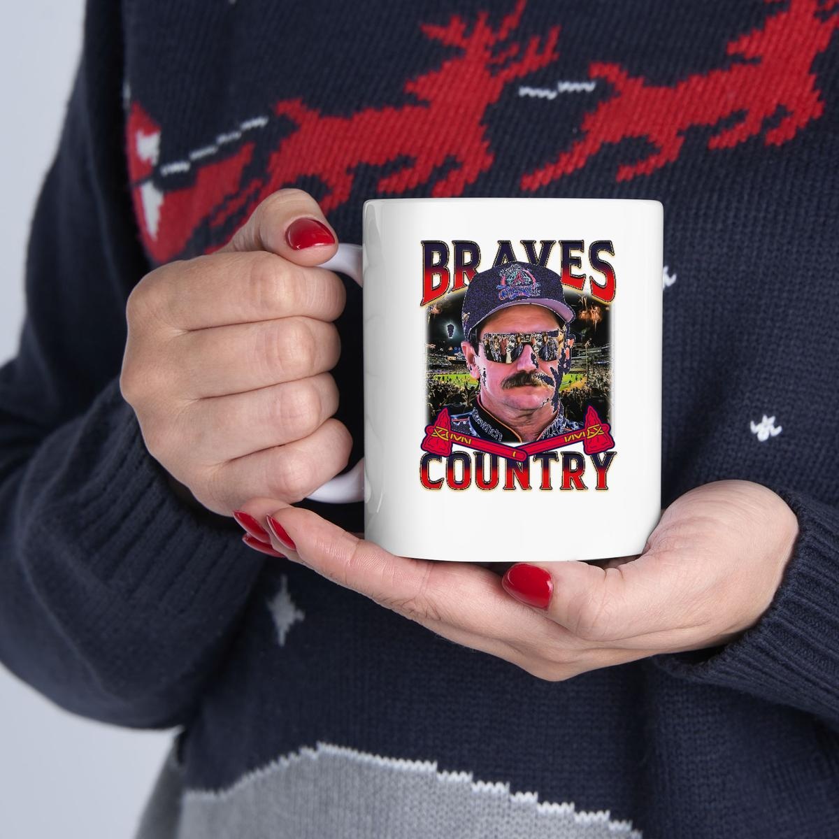Dale Earnhardt Braves Country Dale Tribute Atlanta Braves Mug