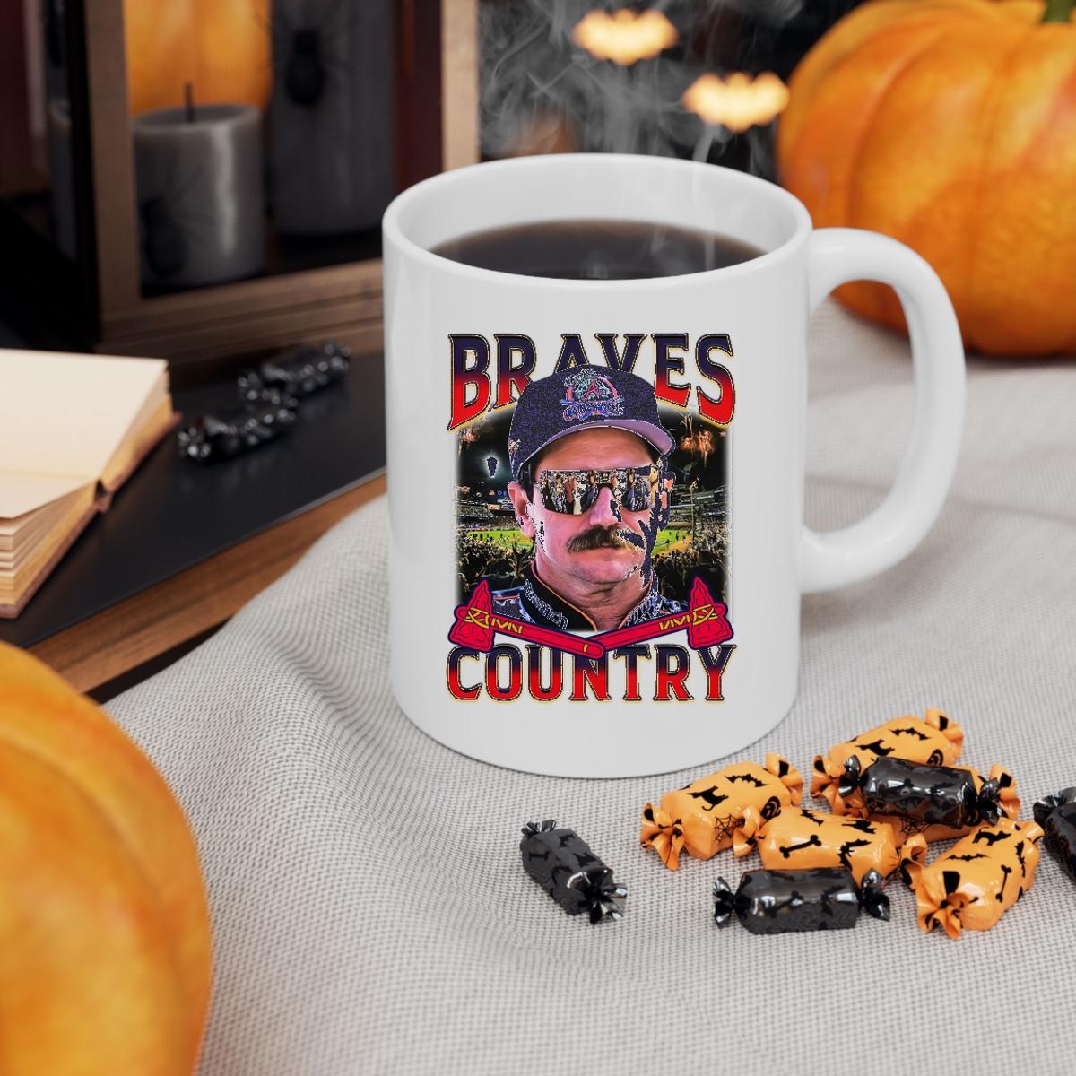 Dale Earnhardt Braves Country Dale Tribute Atlanta Braves Mug 3