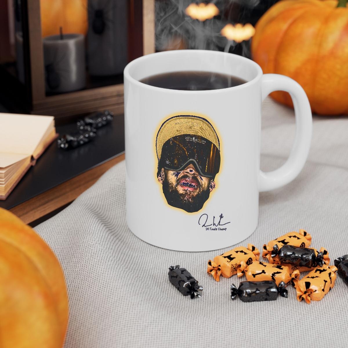 Derrick White Big Face 2024 Finals Champ Signature Mug 3
