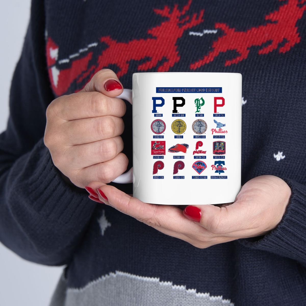 Philadelphia Phillies History Of Team Logos Mug