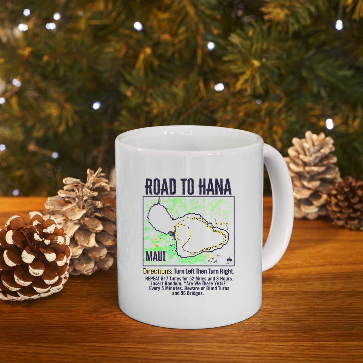 Road To Hana Map Maui Island Guide Hawaii Hawaiian Mug 4