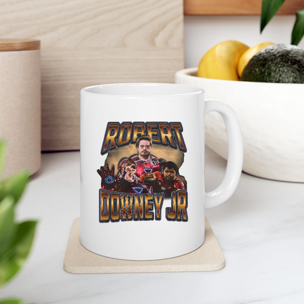 Robert Downey Jr Iron Man Down Syndrome Mug 2