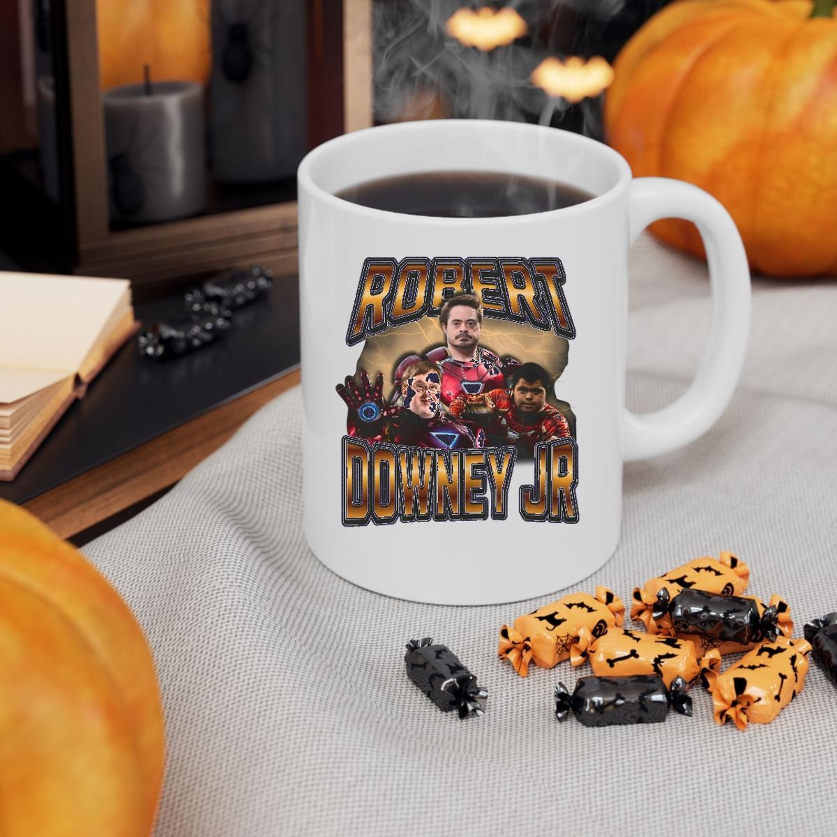Robert Downey Jr Iron Man Down Syndrome Mug 3