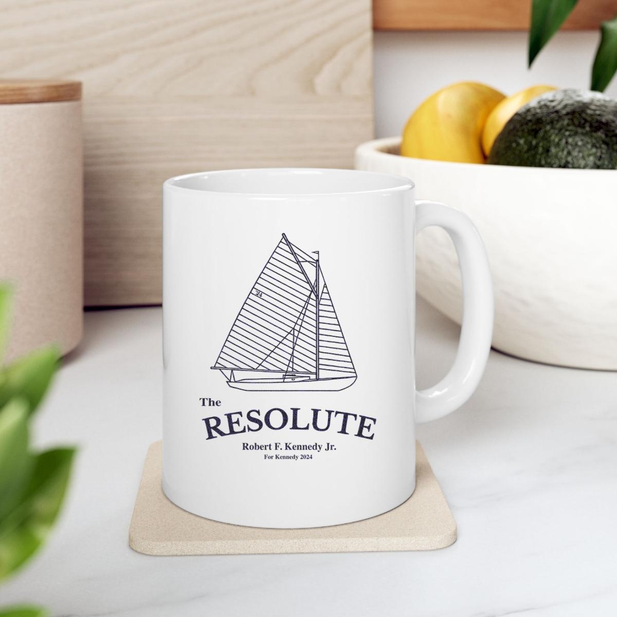 Robert F Kennedy Jr The Resolute For Kennedy 2024 Boat Mug 2