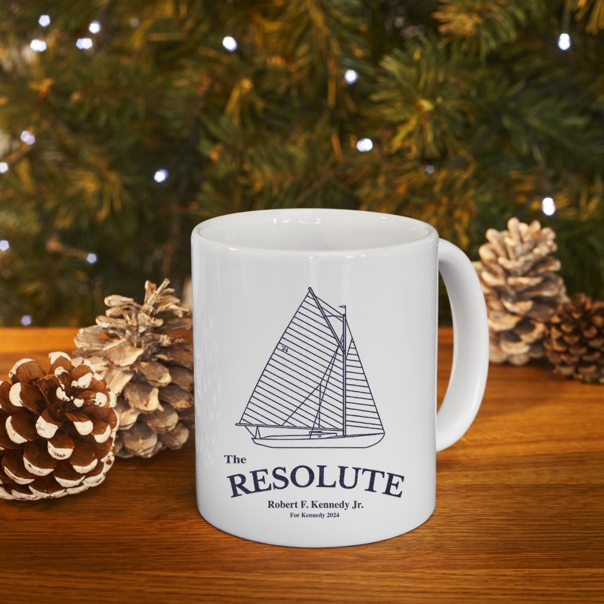 Robert F Kennedy Jr The Resolute For Kennedy 2024 Boat Mug 4
