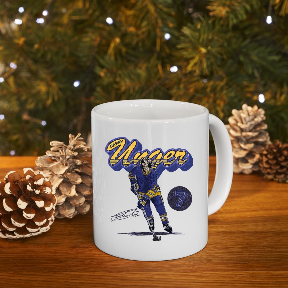 St. Louis Blues Garry Unger Signature Mug 4