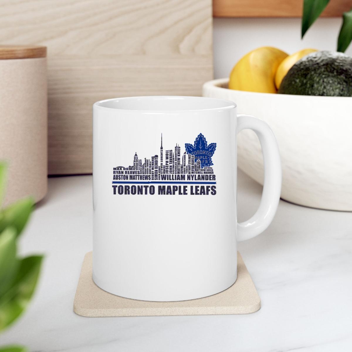 Toronto Maple Leafs Sports Team City Skylines Players Name Mug 2