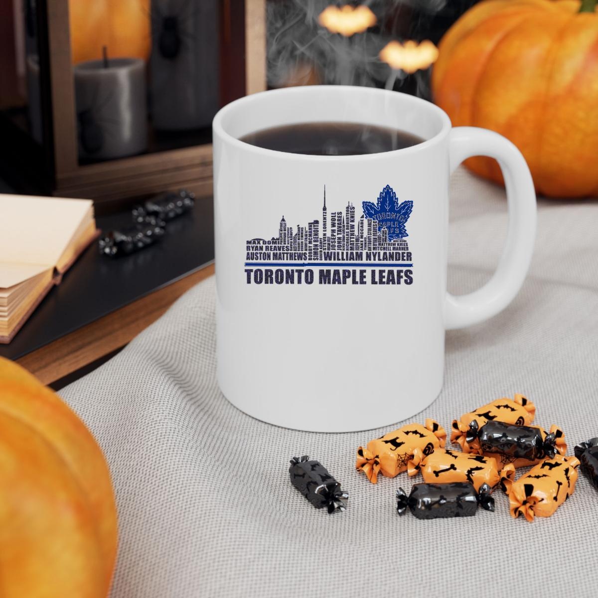 Toronto Maple Leafs Sports Team City Skylines Players Name Mug 3
