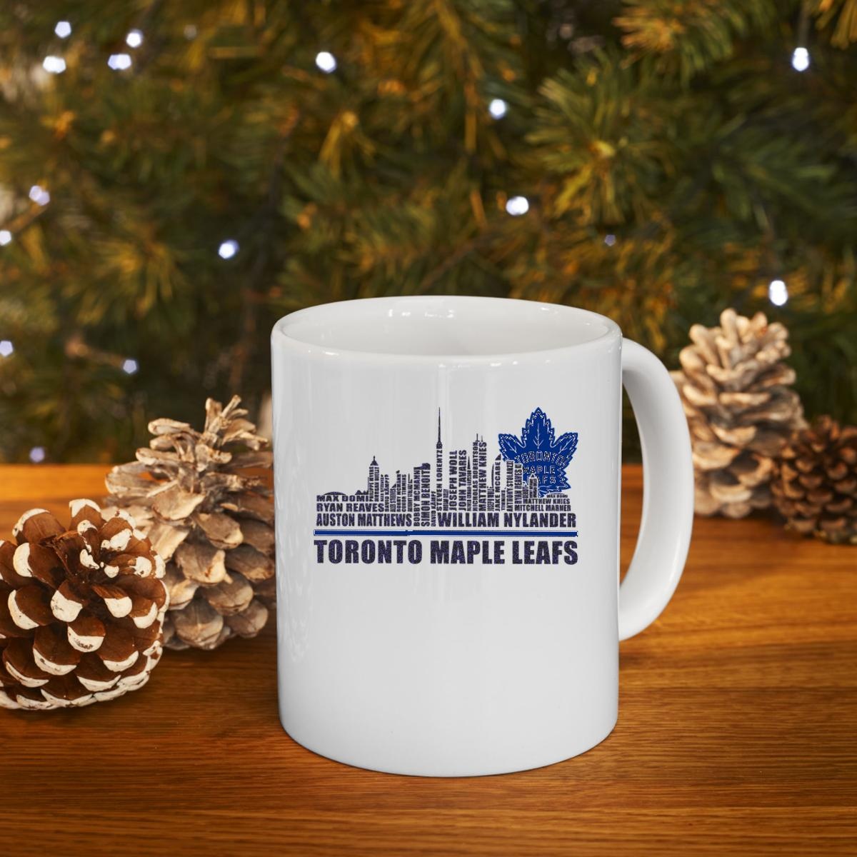 Toronto Maple Leafs Sports Team City Skylines Players Name Mug 4