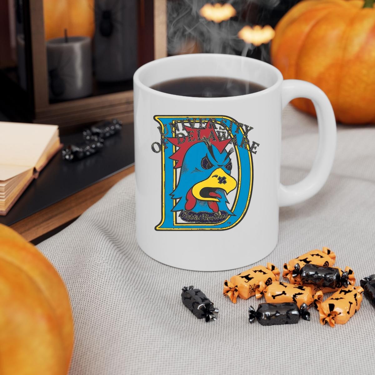 University Of Delaware Vintage Logo 1987 Mug 3
