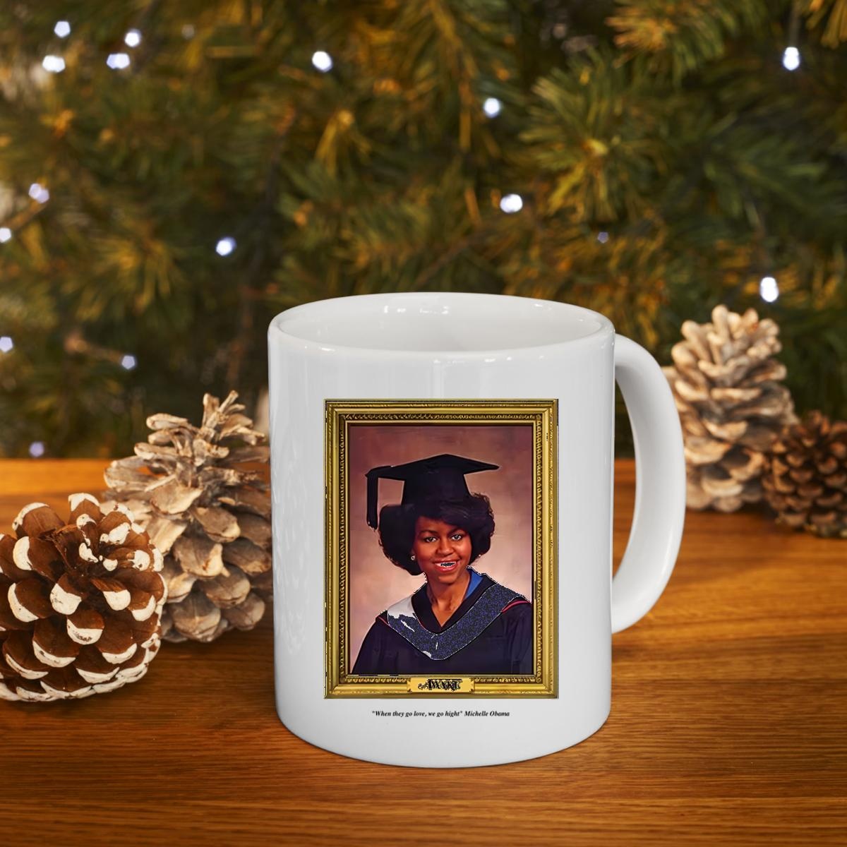 Awake Michelle Obama When They Go Low We Go High Mug 4