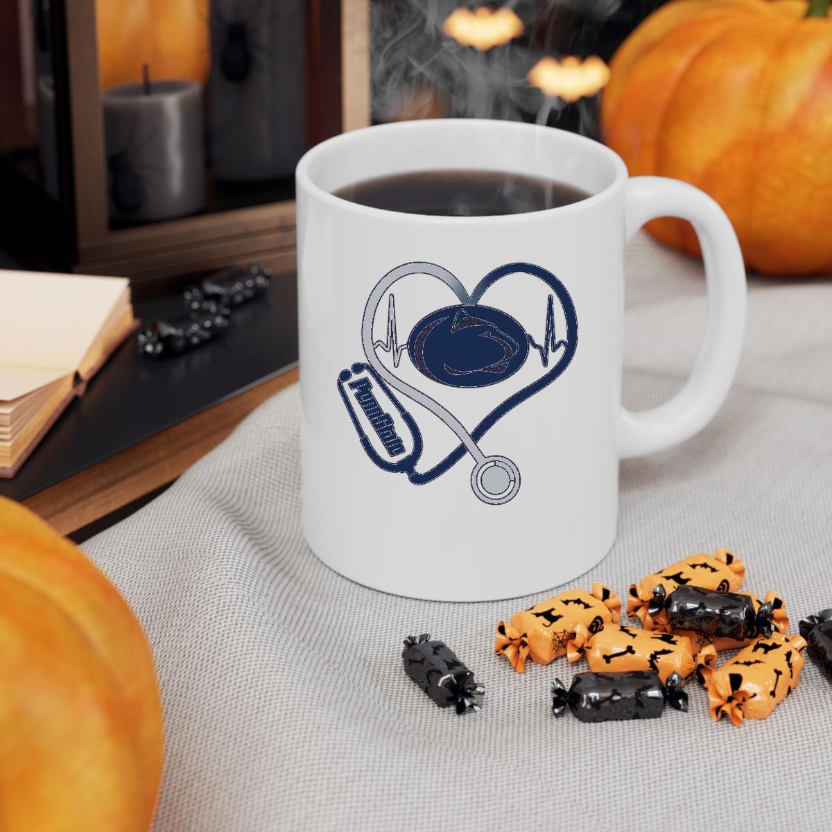 Penn State Nittany Lions Caring Hearts Nurses Mug 3