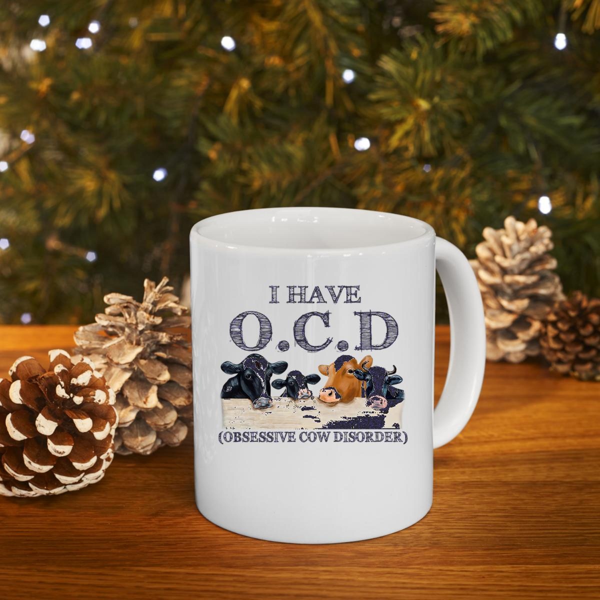 I Have Ocd Obsessive Cow Disorder Mug 4