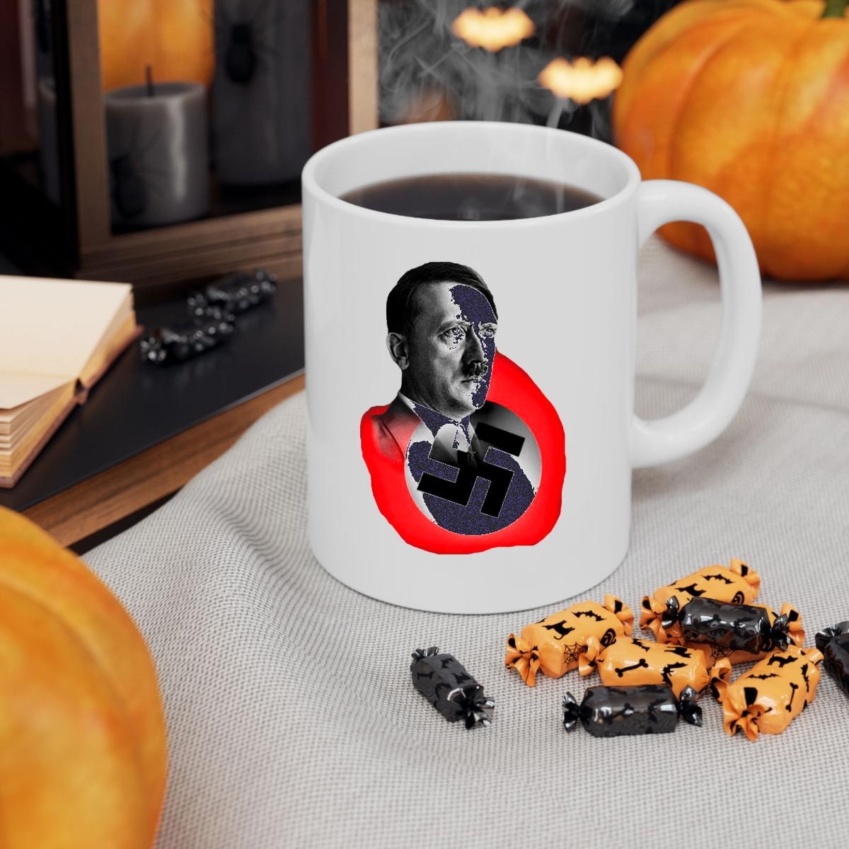 Mens Hitler Nazi Party Flag Mug 3