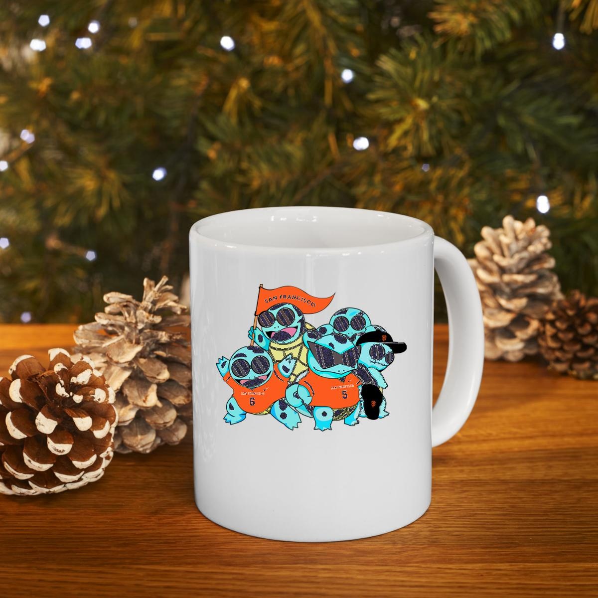 Official San Francisco Giants Pokemon Squirtle Mug 4