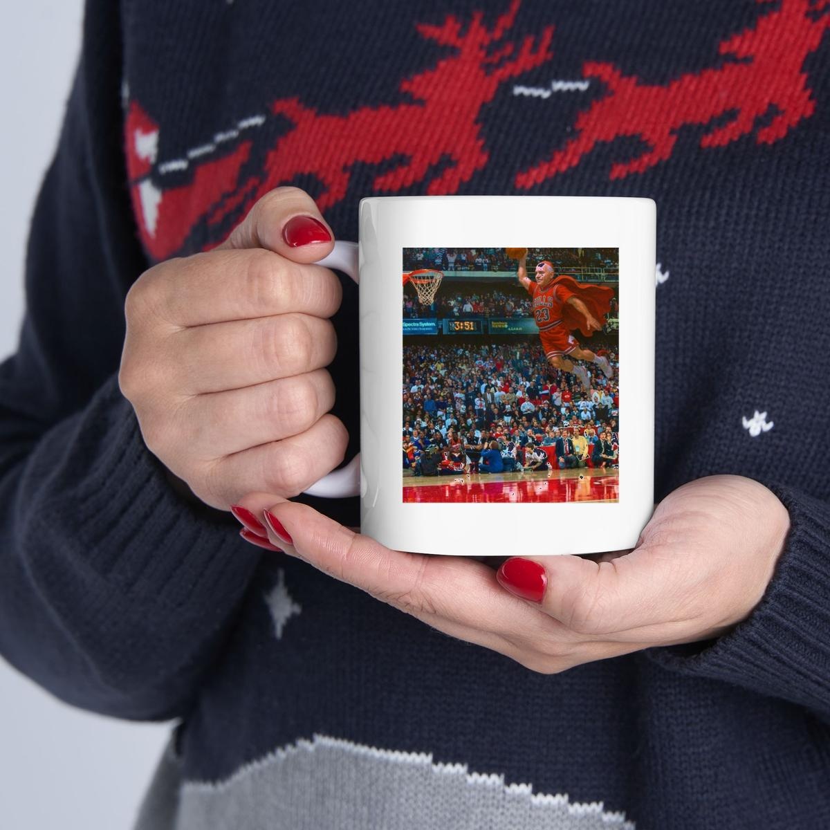 Pope Leo Xiv Chicago Bulls In Jersey 23 Michael Jordan Dunk Mug