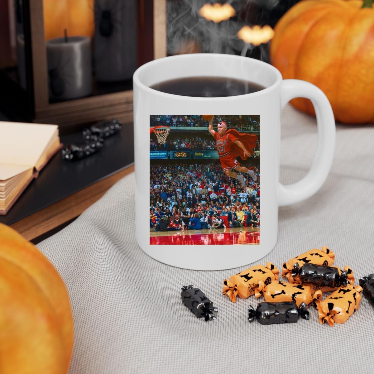 Pope Leo Xiv Chicago Bulls In Jersey 23 Michael Jordan Dunk Mug 3