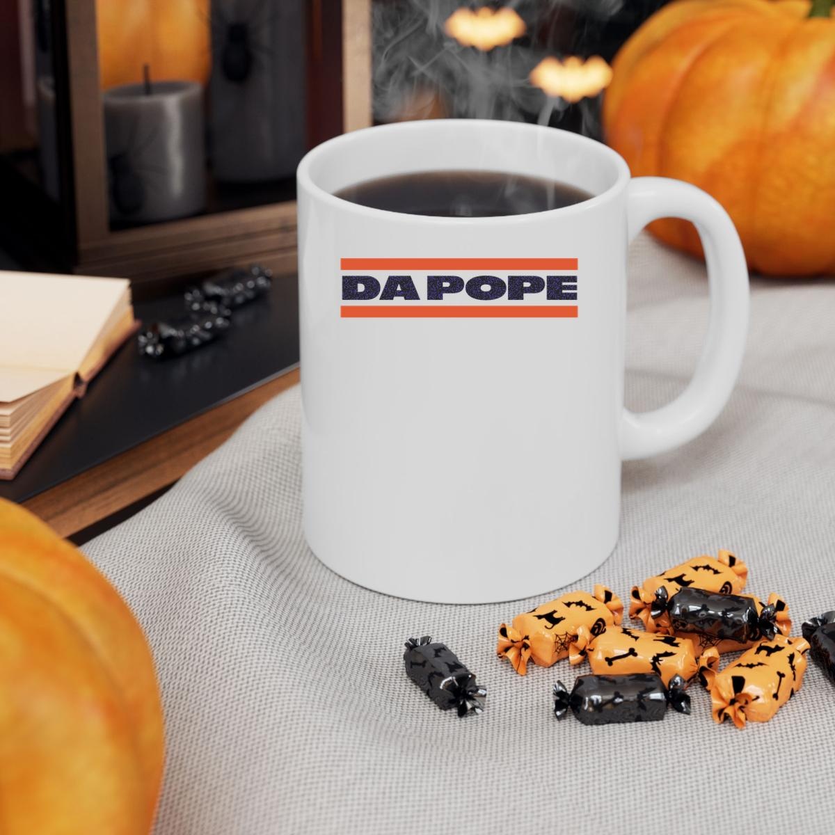 Da Pope Chicago Bears Chicago Pope Leo Xiv Mug 3